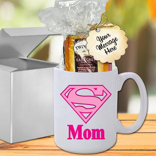 Super Mom Design Custom Tea Cup