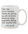 Dear Dad Mug...From Your Favorite Child Funny Coffee Mug.