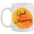 Good Morning with a Splash of Bight Orange Color Coffee Mug  