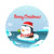 Merry Christmas Holiday Penguin Ornament