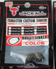 Jackall TUNGSTEN BULLET SINKER Color 3/8 oz  NEW