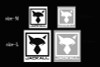 Jackall Cutting Sticker Square NEW