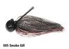 HIDEUP CALURUBA Light Weight Rubber Jig 0.8g NEW