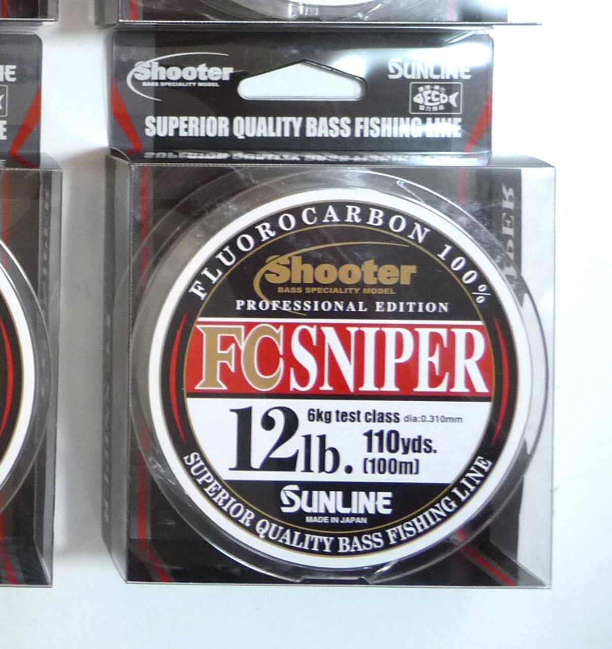 SUNLINE Fluorocarbon Line Shooter, Sniper, 928.1 ft (300 m), 16 lb, Natural  Clear : : Sports & Outdoors