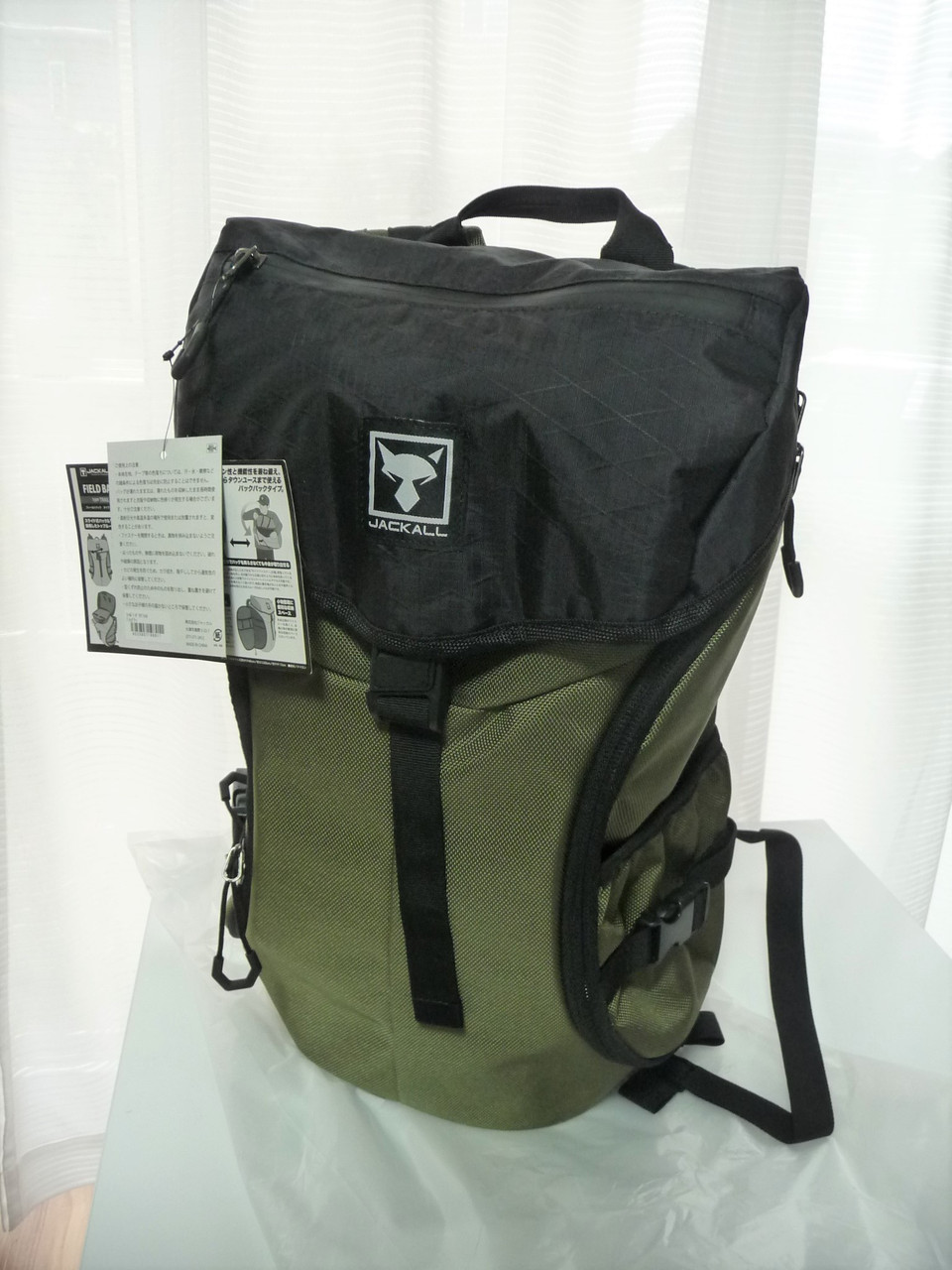 Jackall FIELD BAG Type Trail Back Pack # Bush Green NEW