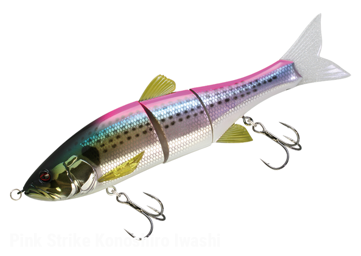 Leurres Jackall Big Swim Bait Dowz One 220F - 4oz, Couleur Bone, Pour Pêche En Eau Douce/salée - Presque Neufs (x2)