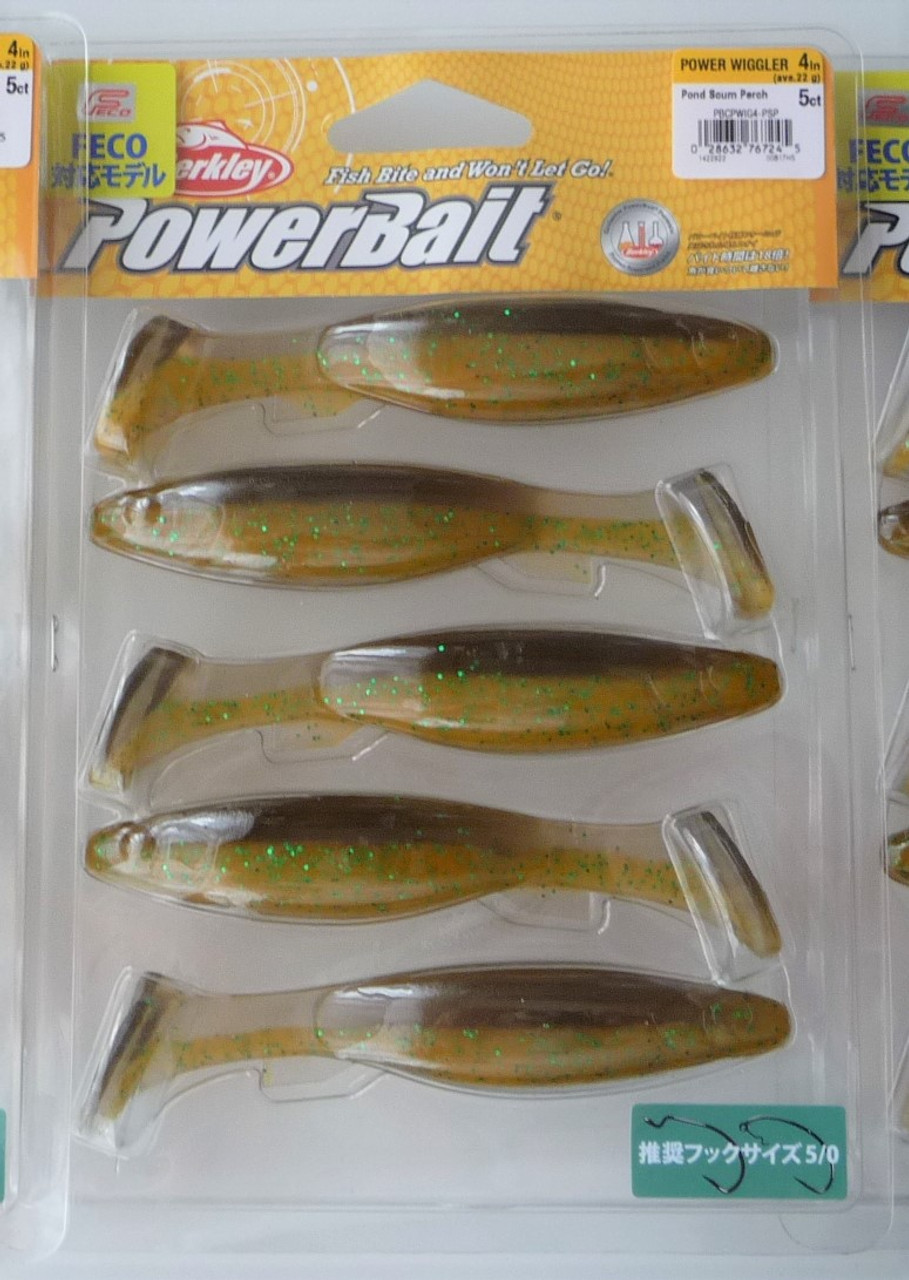 Berkley Japan POWER WIGGLER 4 # Pond Scum Perch NEW - KKJAPANLURE