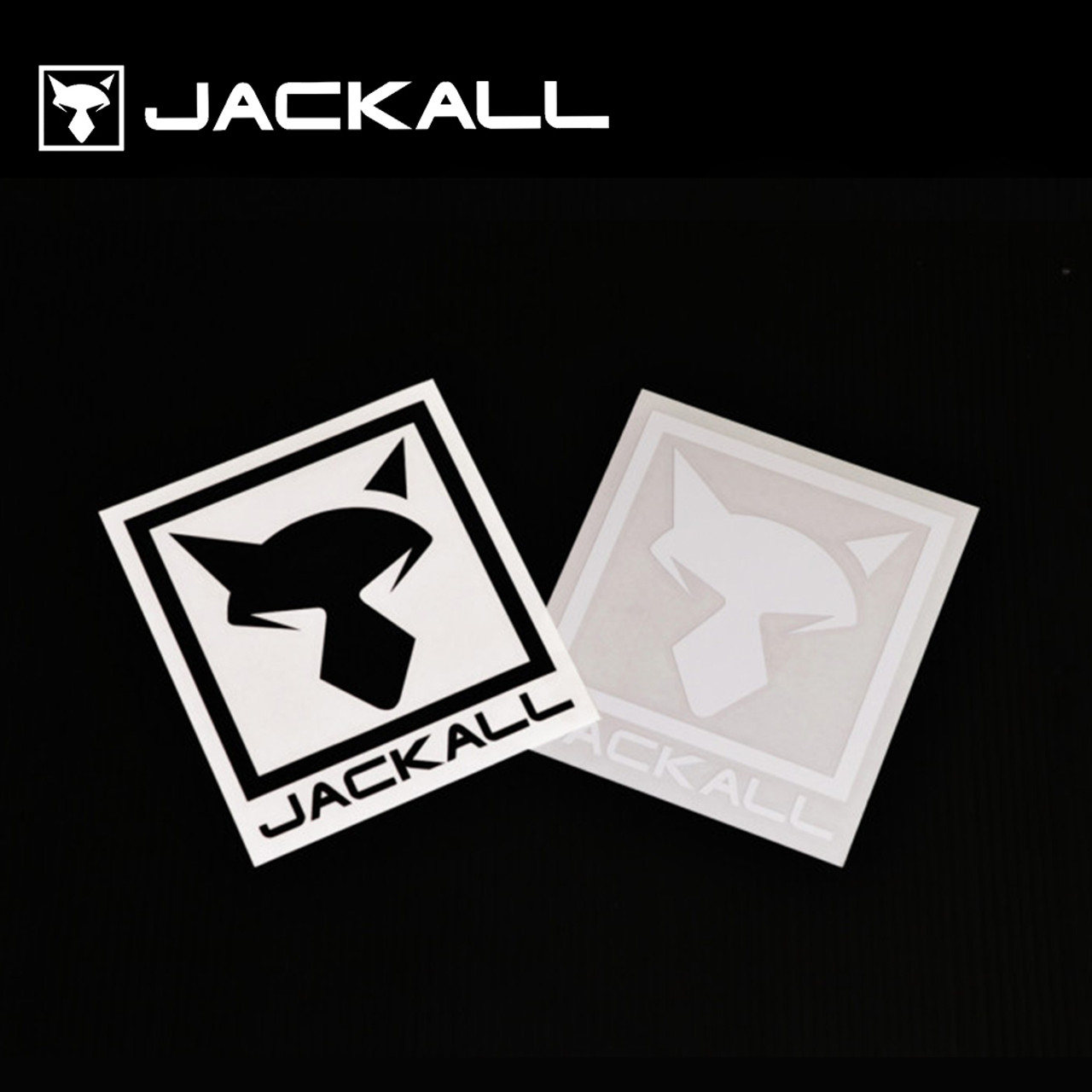 Jackall Cutting Sticker Square M Size # White NEW