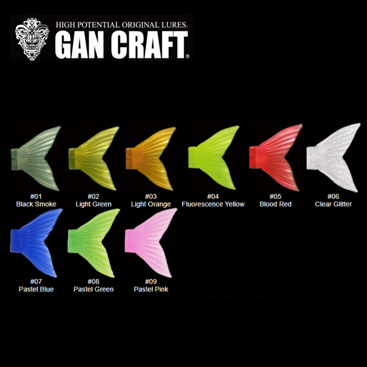 Gan Craft Jointed Claw 178 SPARE TAIL NEW