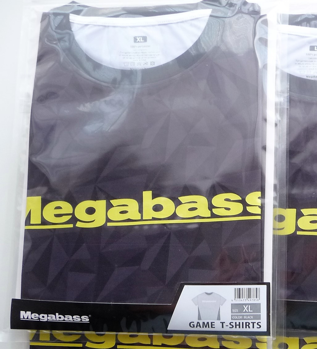 Megabass GAME T-SHIRTS # Black NEW - KKJAPANLURE