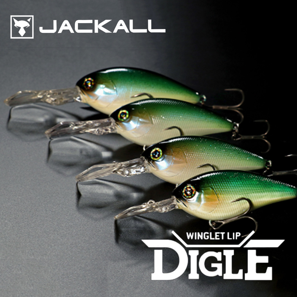 Jackall DIGLE 4 + (16ft diver) System Crankbait NEW - KKJAPANLURE