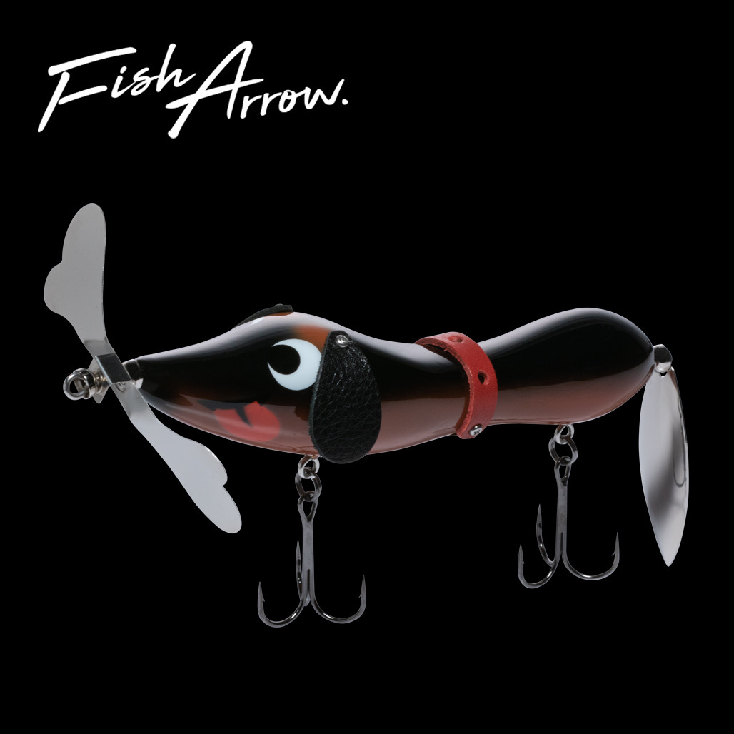 Fish Arrow BONE DACHS Kun Top Water Prop Bait NEW - KKJAPANLURE