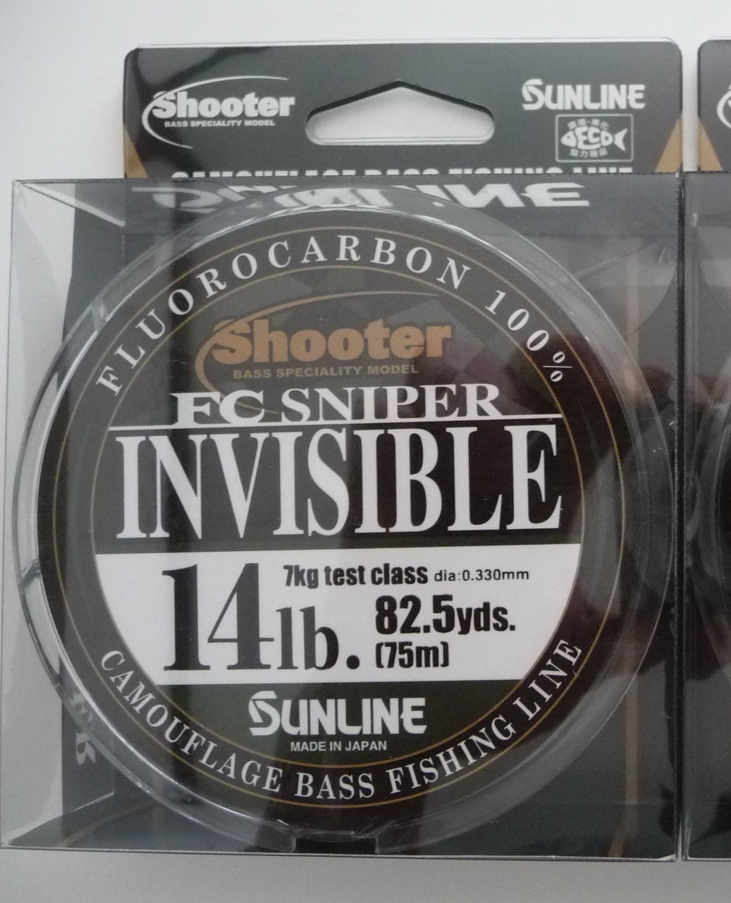 SUNLINE Shooter FC SNIPER INVISIBLE Fluoro Carbon 14lb NEW