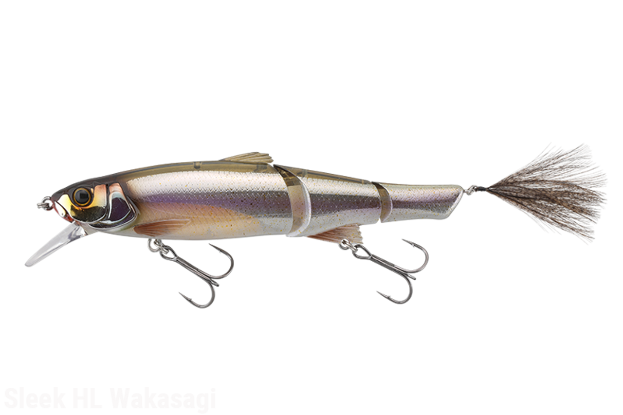 Cheap Jackall Mikey Sleek 115 Alabama Floating Lure Stealth Smoke Shad  (1877)