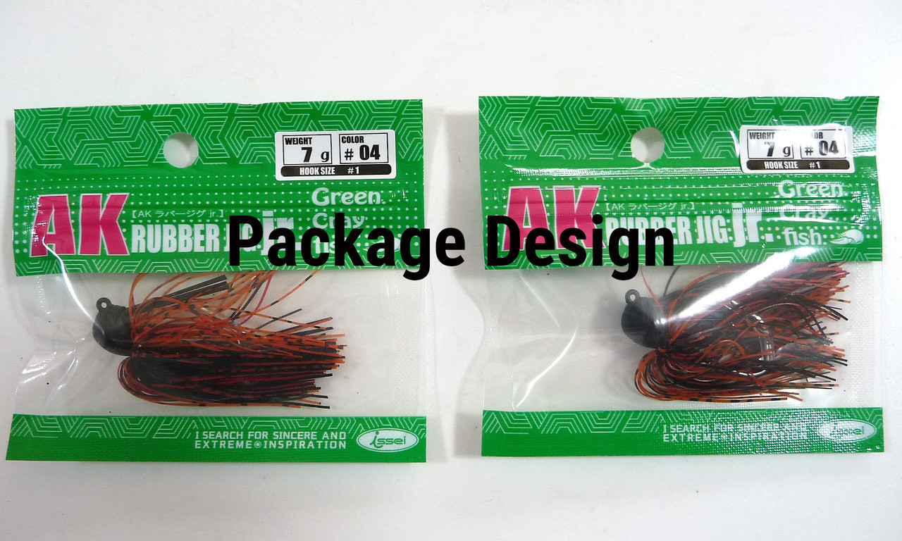 Issei AK RUBBER JIG Jr 9g (5/16oz) NEW Issei AK RUBBER JIG Jr 9g (5/16oz) NEW