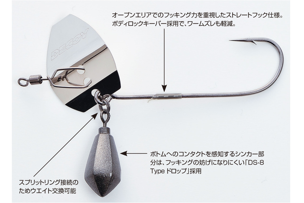 DECOY ZERO-DAN FLASH Bladed Jig 