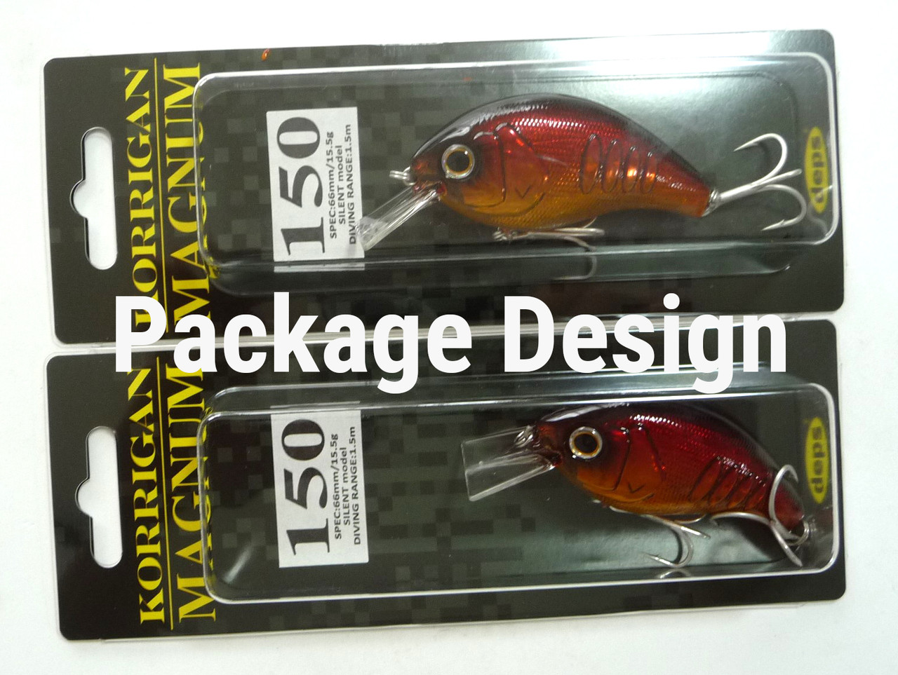 Deps KORRIGAN MAGNUM 150 Squarebill Crankbait NEW