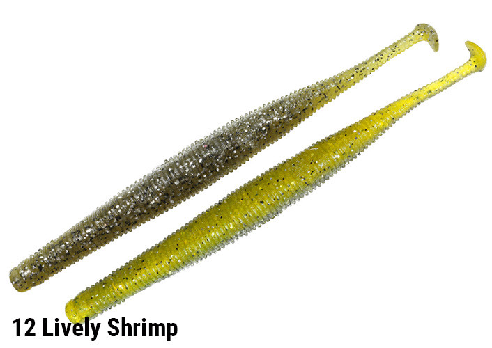 ISSEI Worm Super Stick 2.5 Inch Lure - Reservoir Bait Color #22, Pack Of 9, Ideal For Bass Fishing