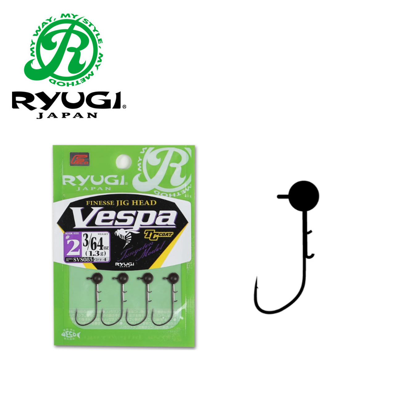 Ryugi VESPA MONO GUARD #3 Finesse Jig Head NEW - KKJAPANLURE