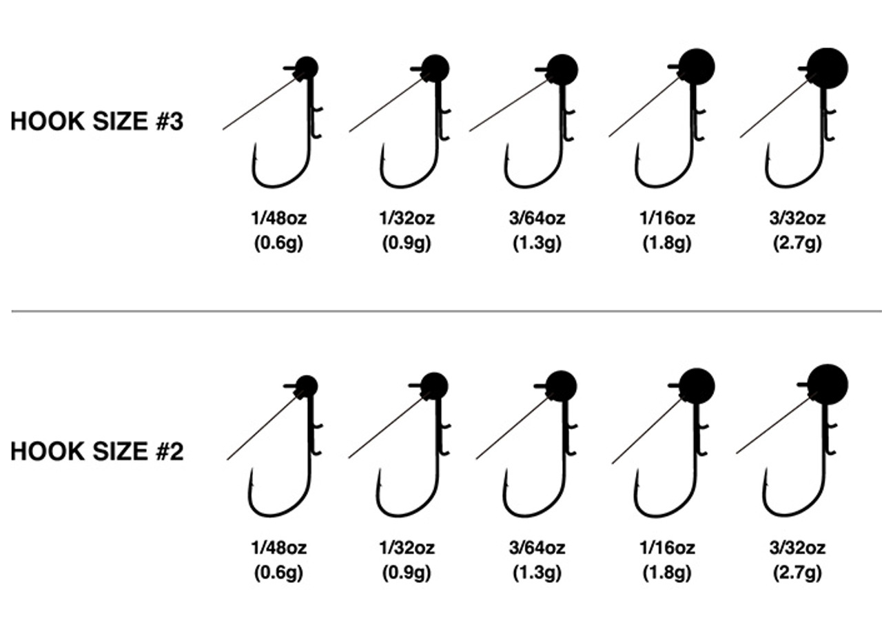 Anzol Ryugi Finesse Jig Head VESPA TC Coat Tungsten - Hook nº3 – SVS084