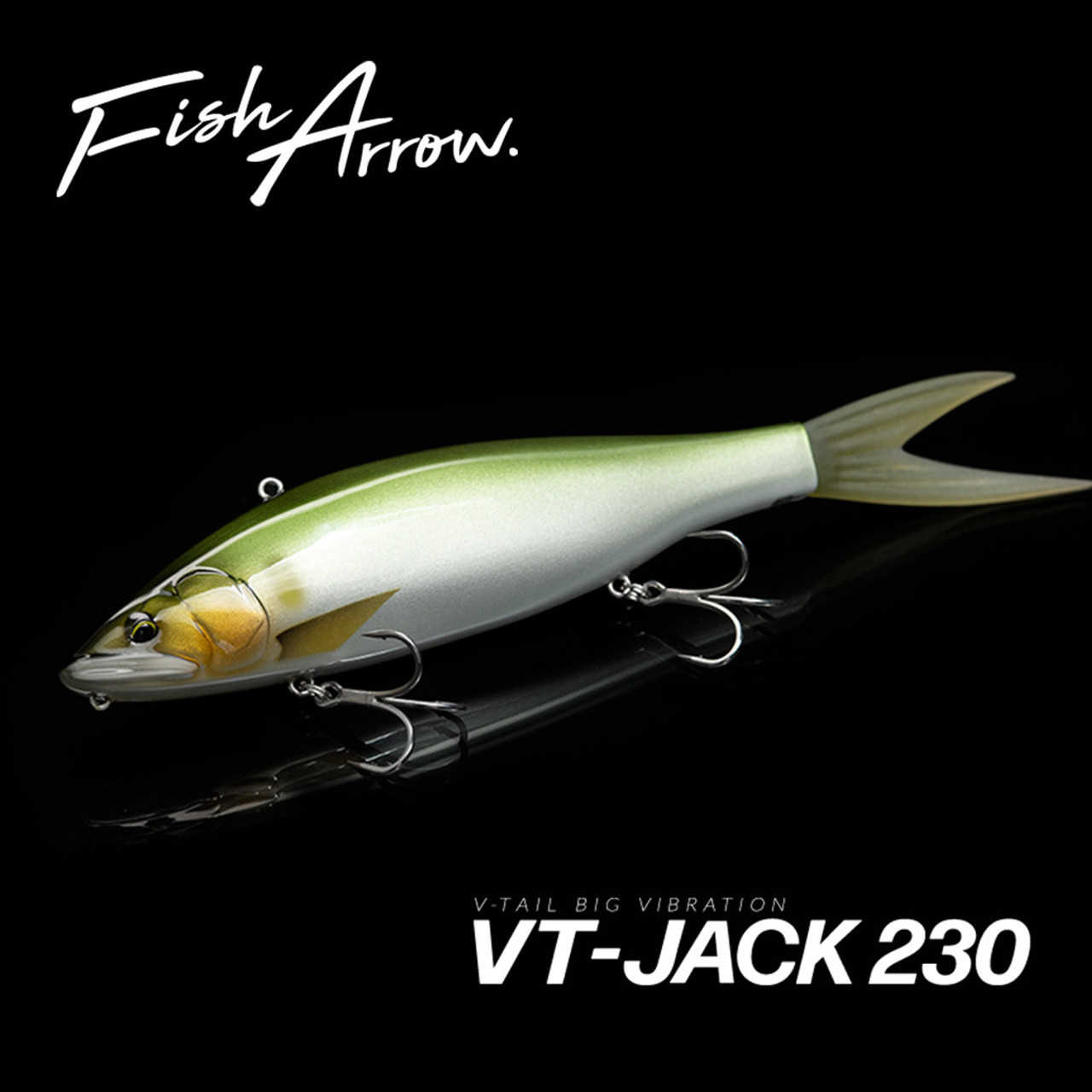 Fish Arrow フィッシュアロー VTジャック 230 コノシロ KONOSHIRO VT-JACK DRT Fish Arrow Vテール BIG バイブレーション 新品