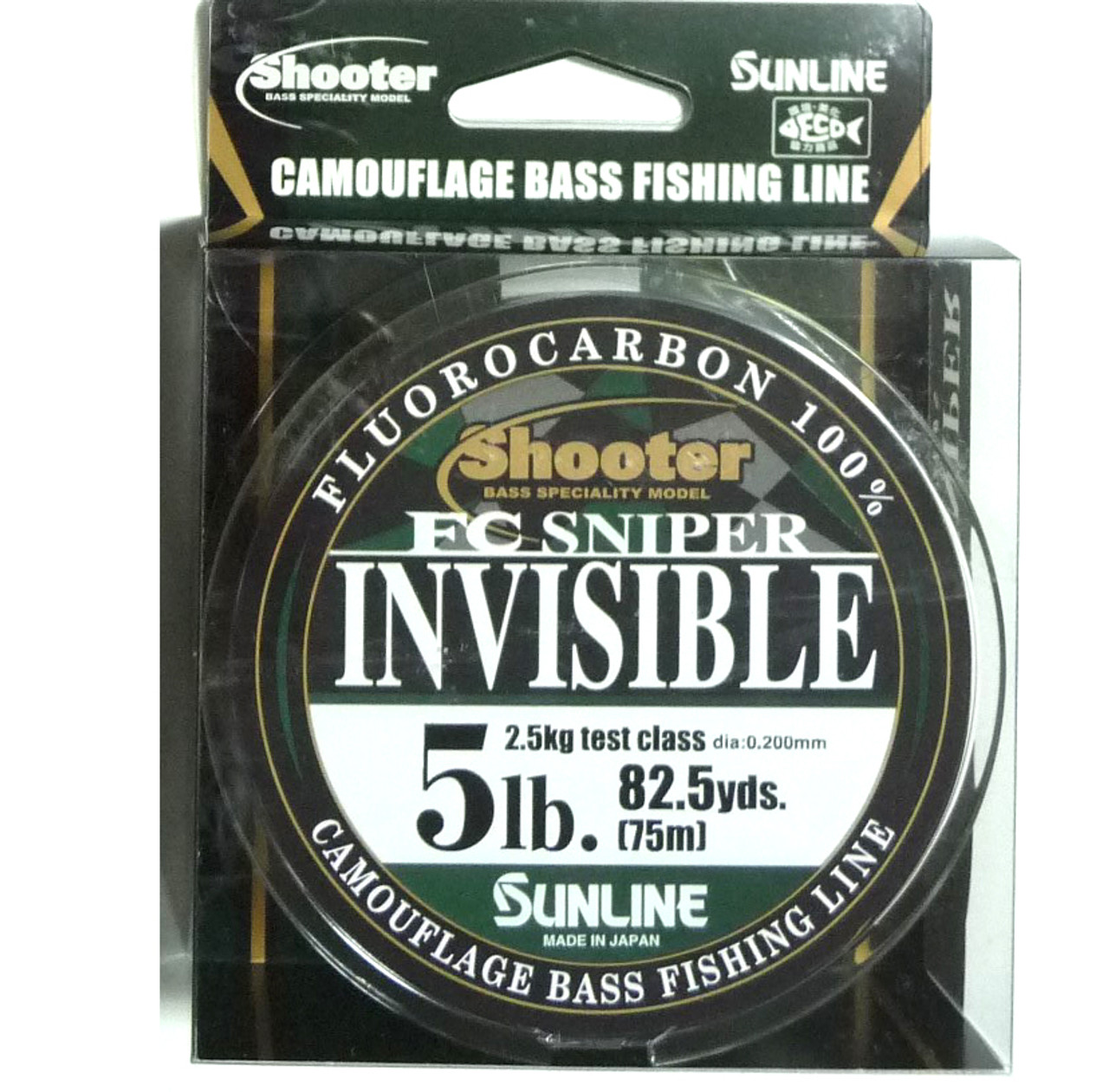 SUNLINE Shooter FC SNIPER INVISIBLE Fluoro Carbon 5lb NEW