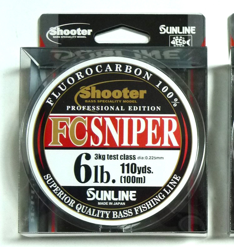 SUNLINE Shooter FC SNIPER Fluoro Carbon Line 6lbs. 110yds. NEW