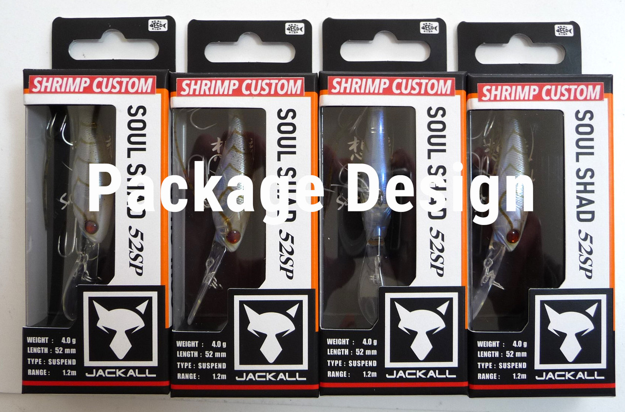 さる Jackall SOUL SHAD SHRIMP CUSTOM 52SP NEW - KKJAPANLURE