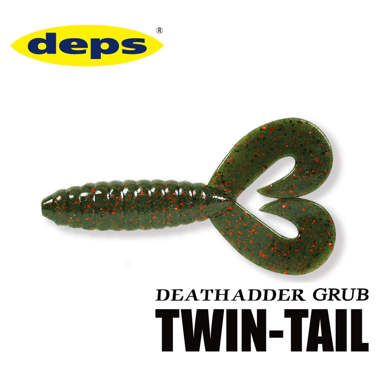 Deps DEATHADDER GRUB TWIN TAIL 4.5 NEW - KKJAPANLURE