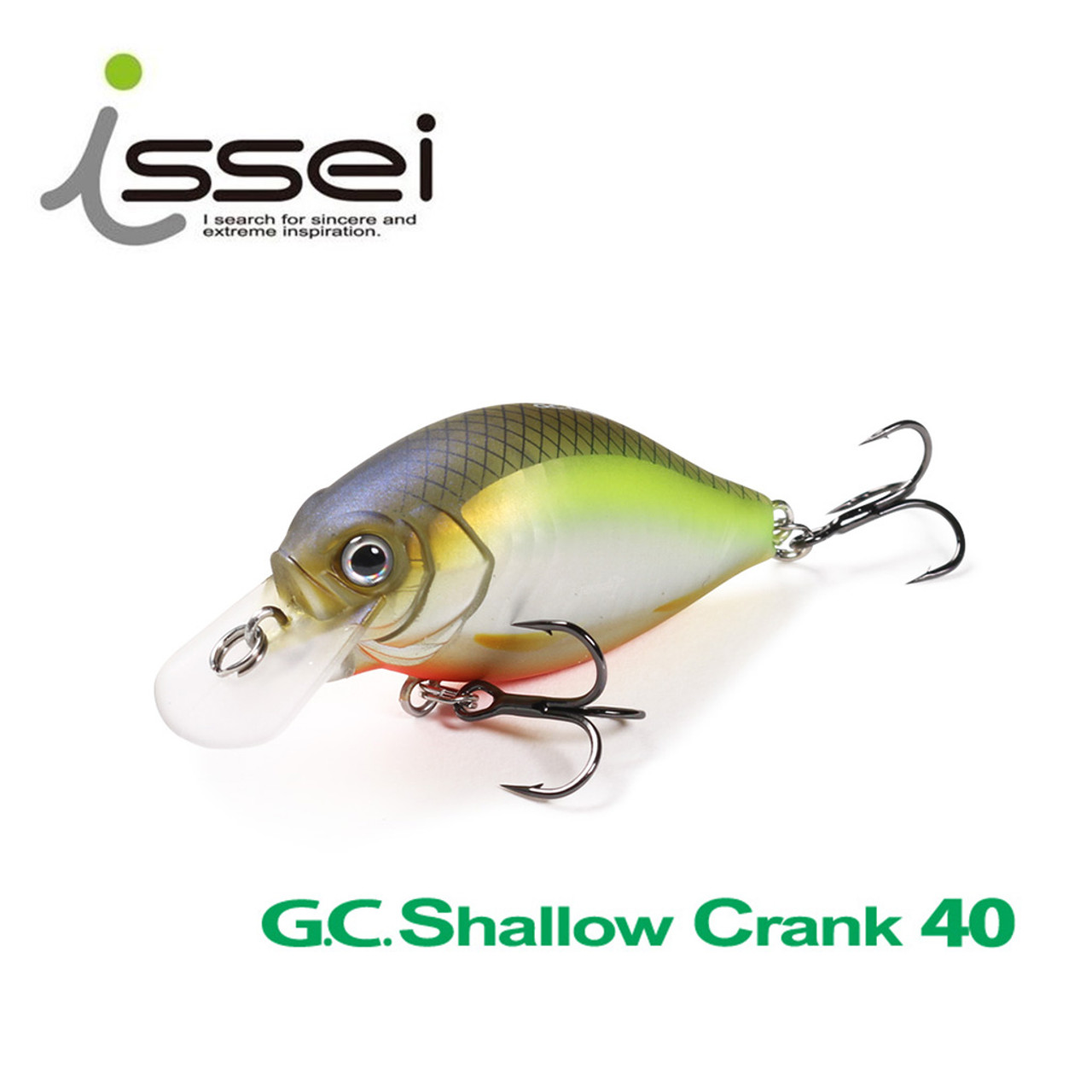 ISSEI GC SHALLOW CRANK 40 SR Micro Crankbait NEW - KKJAPANLURE