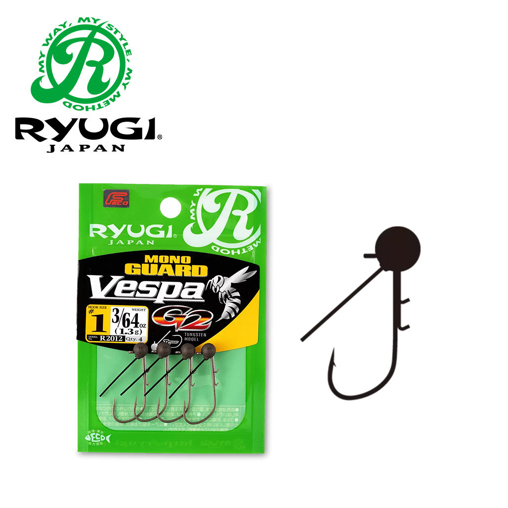 Ryugi VESPA MONO GUARD G2 #1 Finesse Jig Head NEW - KKJAPANLURE