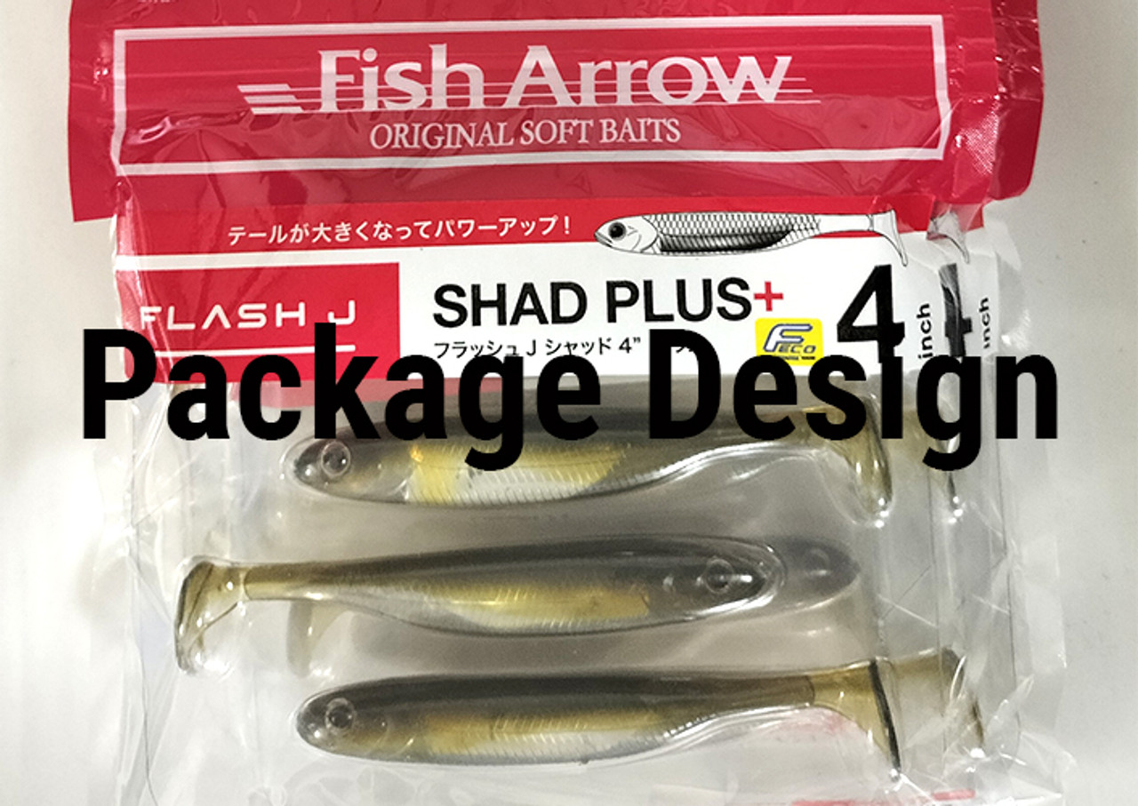 Fish Arrow FLASH-J SHAD 4 Plus NEW