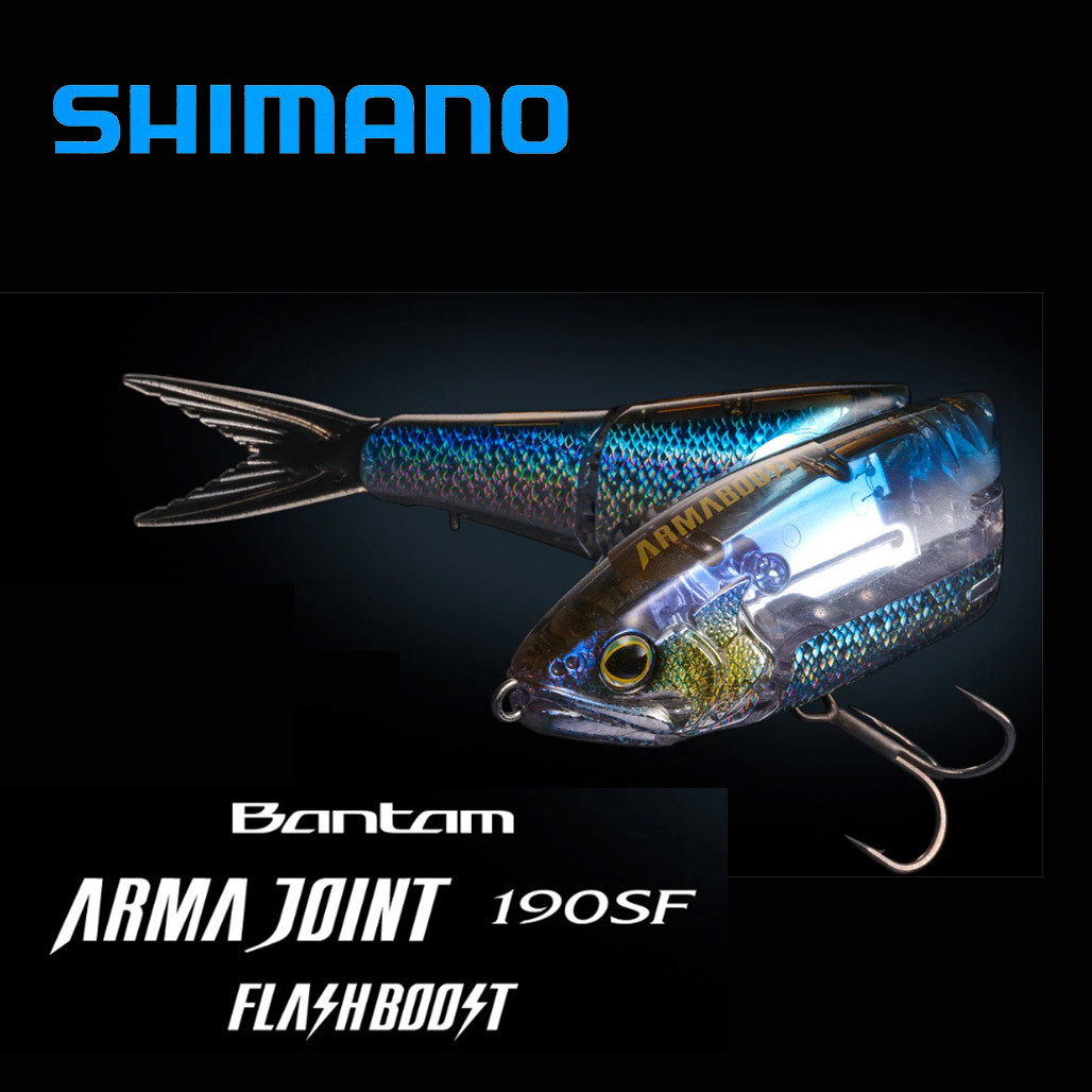 140041 シマノ　ARMA JOINT 190S フラッシュブースト Shimao BANTAM ARMA JOINT 190SF Flash Boost Swimbait NEW - KKJAPANLURE