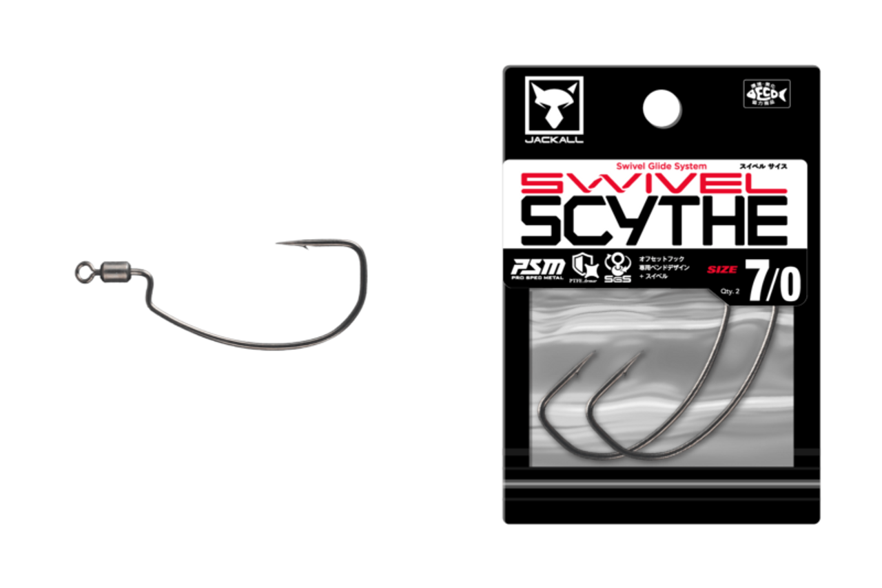 Jackall SWIVEL SCYTHE HOOK NEW