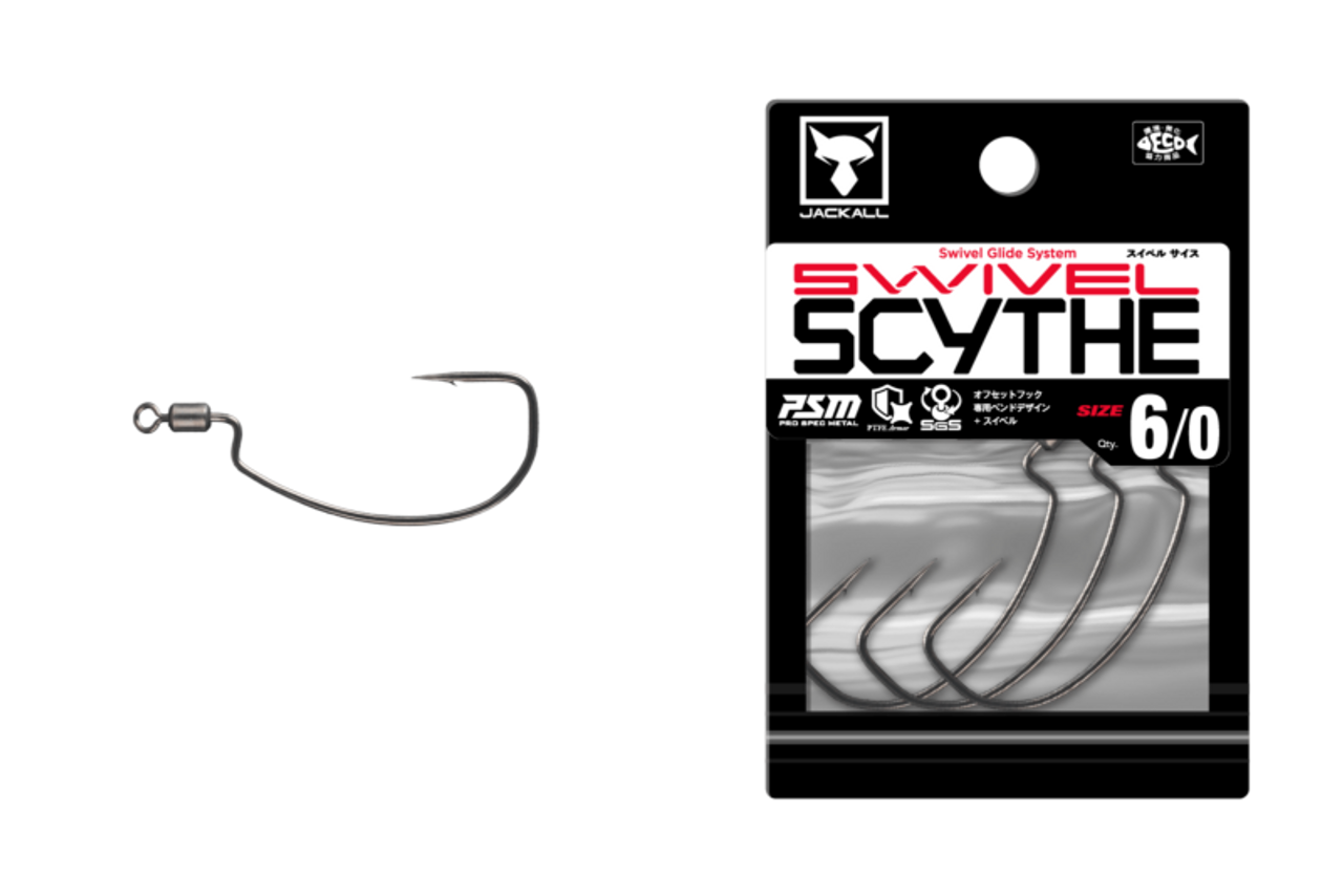 Jackall SWIVEL SCYTHE HOOK NEW