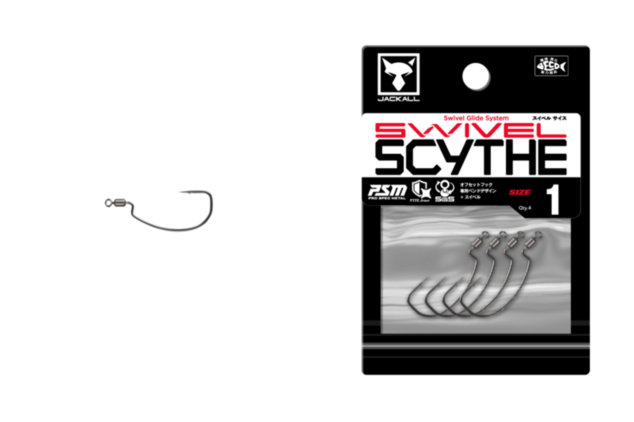 Jackall SWIVEL SCYTHE HOOK NEW