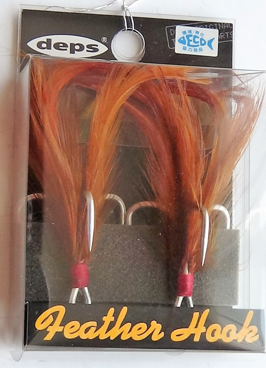 Deps Feather Hook #1/0 for Slide Swimmer Silent Killer 250 NEW