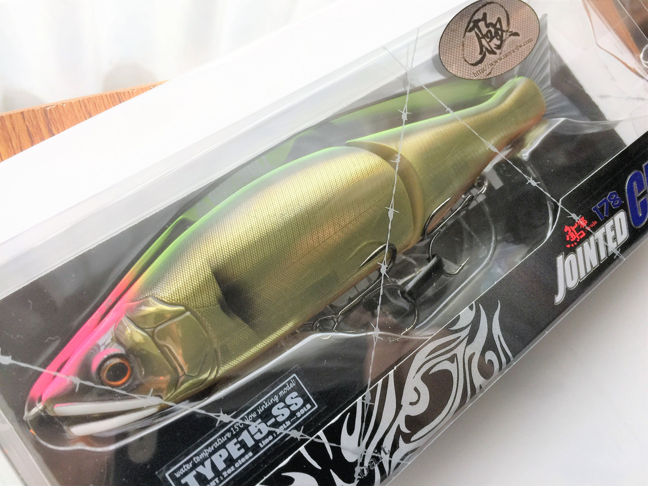 Gan Craft Jointed Claw 178 SS #U-01 Visible Gold Ayu NEW - KKJAPANLURE