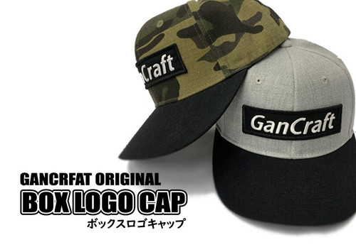 Gan Craft BOX LOGO CAP #04 Gray/Black Logo NEW
