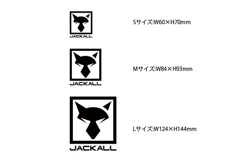 Jackall Cutting Sticker Square NEW