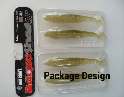 Gan Craft BARIKI SHAD 3.8 (5pcs) NEW - KKJAPANLURE