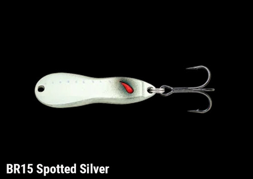 Mr.Garden 3.9 Fishing Lures Sliver Green Snake Popper Lures