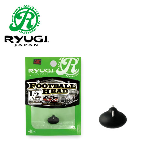 Ryugi FOOTBALL HEAD G2 Tungsten NEW - KKJAPANLURE