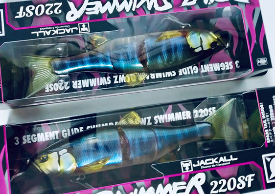 Jackall DOWZSWIMMER220, BREAK BLADE W.S., Valleyhill EBI SHAD arrived