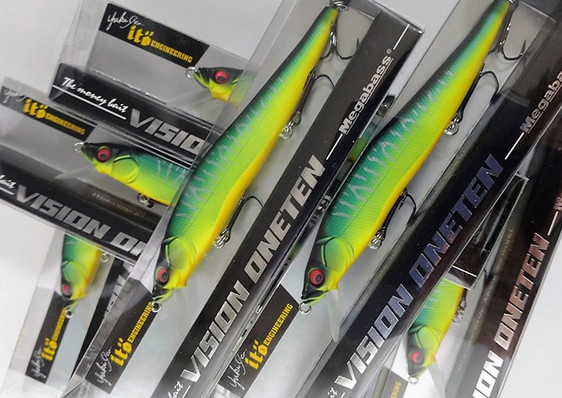 Megabass POPMAX, GIANT DOG-X, X-80Jr., X-70, VISION ONETEN arrived