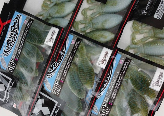 Jackall CHUNK CRAW, HONEY NUGGET arrived