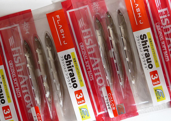 Fish Arrow FLASH-J SHIRAUO/DROPSHOT SINKER Tungsten/FREE RIG SINKER Tungsten/FLASH-J/FLASH-J Shad, Jackall DOOON/GANTAREL JR arrived