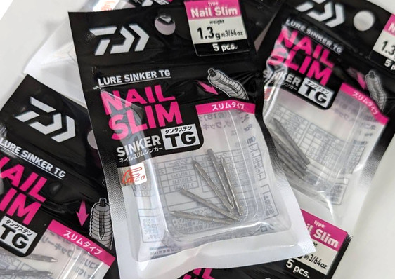 DAIWA LURE SINKER TG NAIL SLIM, Deps KINCOO AIR 4.8/5.8 added!