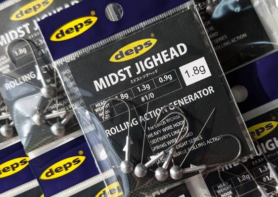 Deps MIDST JIGHEAD for Mid Strolling, KEITECH RUMBLADE JIG 5/8oz/1/2oz added!