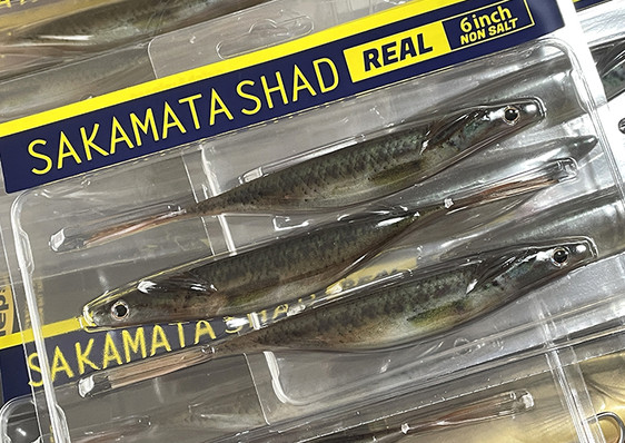 Deps SAKAMATA SHAD 6 REAL Non Salt, Ryugi VESPA #3 Finesse Jig Head added!